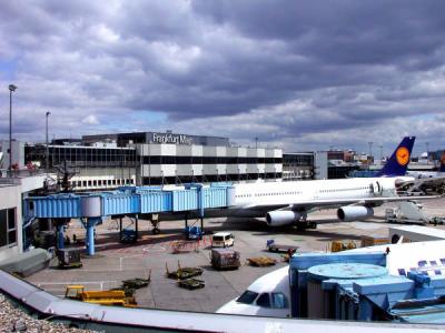 Veduta dell'aeroporto di Francoforte