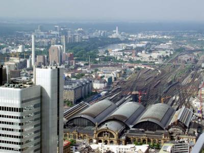 La stazione ferroviaria di Francoforte